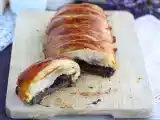 Recept Gevlochten bladerdeeg met chocolade