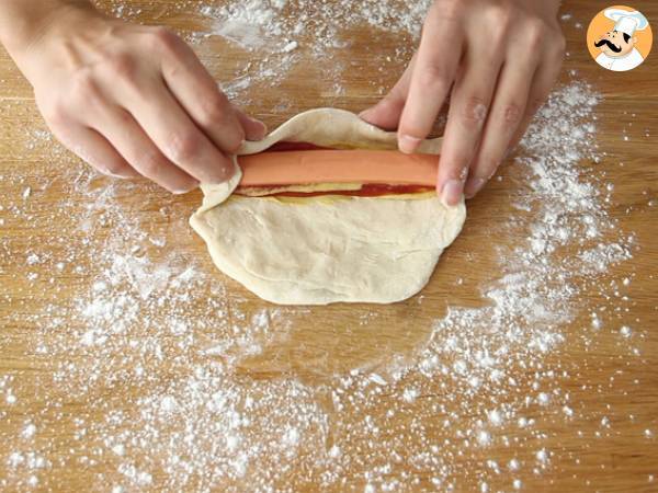 Spiro honden, zelfgemaakte hotdogs - Voorbereiding stap 5