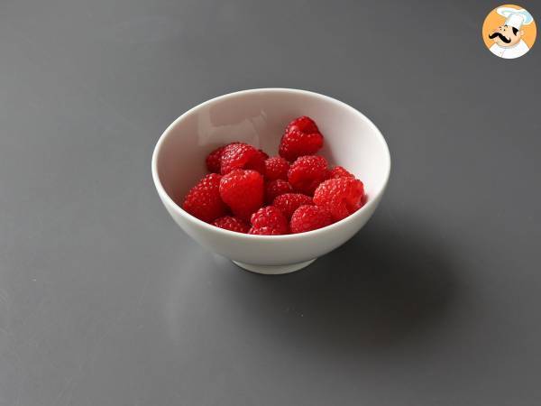 Franui met pistache, heerlijk gecoate frambozen, smeltend en knapperig - Voorbereiding stap 1