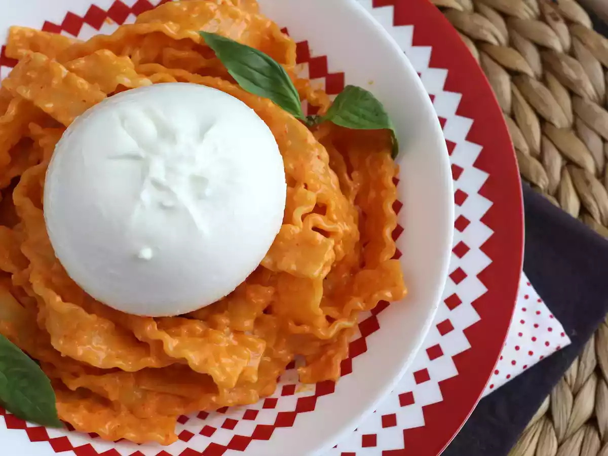 Calabrische pesto met romige burrata
